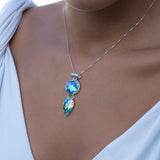 Pendant ~ Abalone or Mother of Pearl ~ Sterling Silver 925 ~SMP007 - Maresia Jewelry