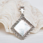 Pendant ~ Abalone or Mother of Pearl ~ Sterling Silver 925 ~SMP008 - Maresia Jewelry