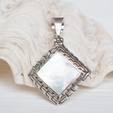 Pendant ~ Abalone or Mother of Pearl ~ Sterling Silver 925 ~SMP008 - Maresia Jewelry