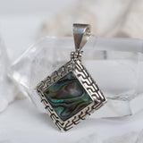 Pendant ~ Abalone or Mother of Pearl ~ Sterling Silver 925 ~SMP008 - Maresia Jewelry