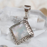 Pendant ~ Abalone or Mother of Pearl ~ Sterling Silver 925 ~SMP008 - Maresia Jewelry