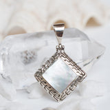 Pendant ~ Abalone or Mother of Pearl ~ Sterling Silver 925 ~SMP008 - Maresia Jewelry