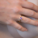 Peridot Gold Ring ~ 18k Gold Plated ~ MR212 - Maresia Jewelry