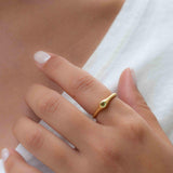 Peridot Gold Ring ~ Delicate ~ 18k Gold Plated ~ Handmade ~ Gemstone~Statement ~Everyday~ Hippie~Bohemian~Stackable MR330