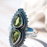 Peridot Ring ~ Sterling Silver 925 ~MR043 - Maresia Jewelry