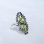 Peridot Ring ~ Sterling Silver 925 ~MR043 - Maresia Jewelry