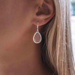 Pink Moonstone Earrings ~ Sterling Silver 925 ~ME193 - Maresia Jewelry