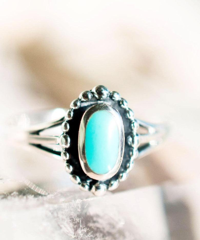 Pipeline Turquoise Ring ~ Sterling Silver 925~SMR009 - Maresia Jewelry