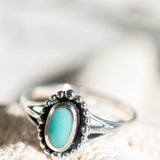 Pipeline Turquoise Ring ~ Sterling Silver 925~SMR009 - Maresia Jewelry