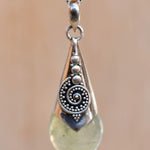 Prehnite Pendant ~ Sterling Silver 925 SMP041 - Maresia Jewelry