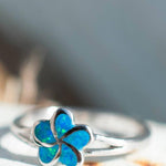 Quinns Blue Opal Ring ~Sterling Silver 925~ SMR051 - Maresia Jewelry