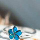 Quinns Blue Opal Ring ~Sterling Silver 925~ SMR051 - Maresia Jewelry