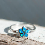 Quinns Blue Opal Ring ~Sterling Silver 925~ SMR051 - Maresia Jewelry
