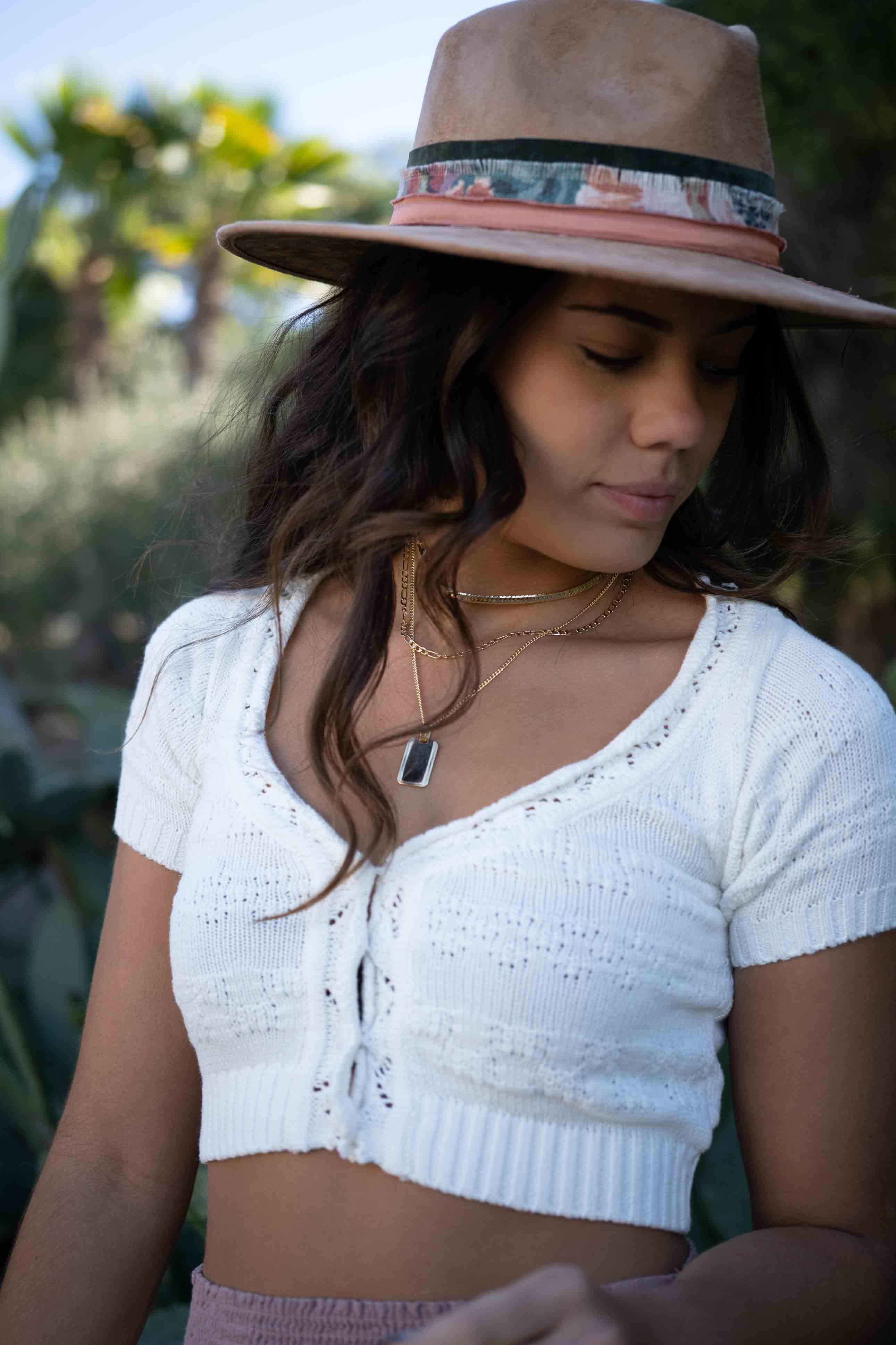 Raina Hat - One of a kind - Maresia Jewelry