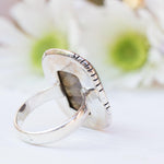 Rainbow Labradorite Rectangular Ring ~ Sterling Silver 925 ~ MR179 - Maresia Jewelry