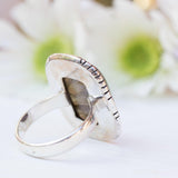 Rainbow Labradorite Rectangular Ring ~ Sterling Silver 925 ~ MR179 - Maresia Jewelry