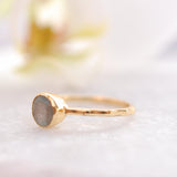 Rainbow Labradorite Ring~18k Gold Plated ~MR102A - Maresia Jewelry