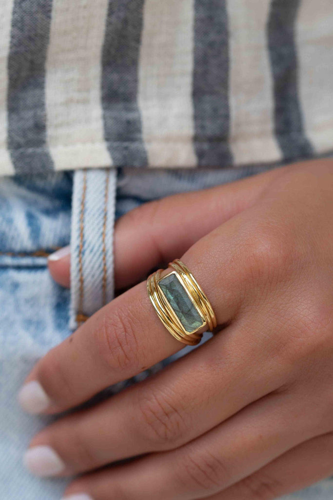 Labradorite Rings Silver
