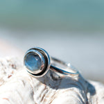 Rainbow Labradorite Ring ~ Sterling Silver 925 ~ MR090 - Maresia Jewelry