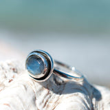 Rainbow Labradorite Ring ~ Sterling Silver 925 ~ MR090 - Maresia Jewelry