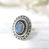 Rainbow Labradorite Ring ~ Sterling Silver 925~ MR107 - Maresia Jewelry