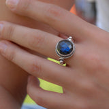 Rainbow Labradorite ~Sterling Silver 925~ MR022 - Maresia Jewelry