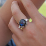 Rainbow Labradorite ~Sterling Silver 925~ MR022 - Maresia Jewelry