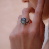 Rainbow Labradorite ~Sterling Silver 925~ MR022 - Maresia Jewelry