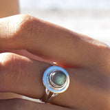 Rainbow Labradorite ~  Sterling Silver 925 ~  MR174 - Maresia Jewelry