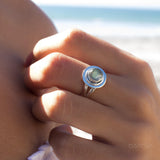 Rainbow Labradorite ~  Sterling Silver 925 ~  MR174 - Maresia Jewelry
