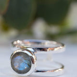 Rainbow Labradorite ~Sterling Silver 925 ~ MR183 - Maresia Jewelry