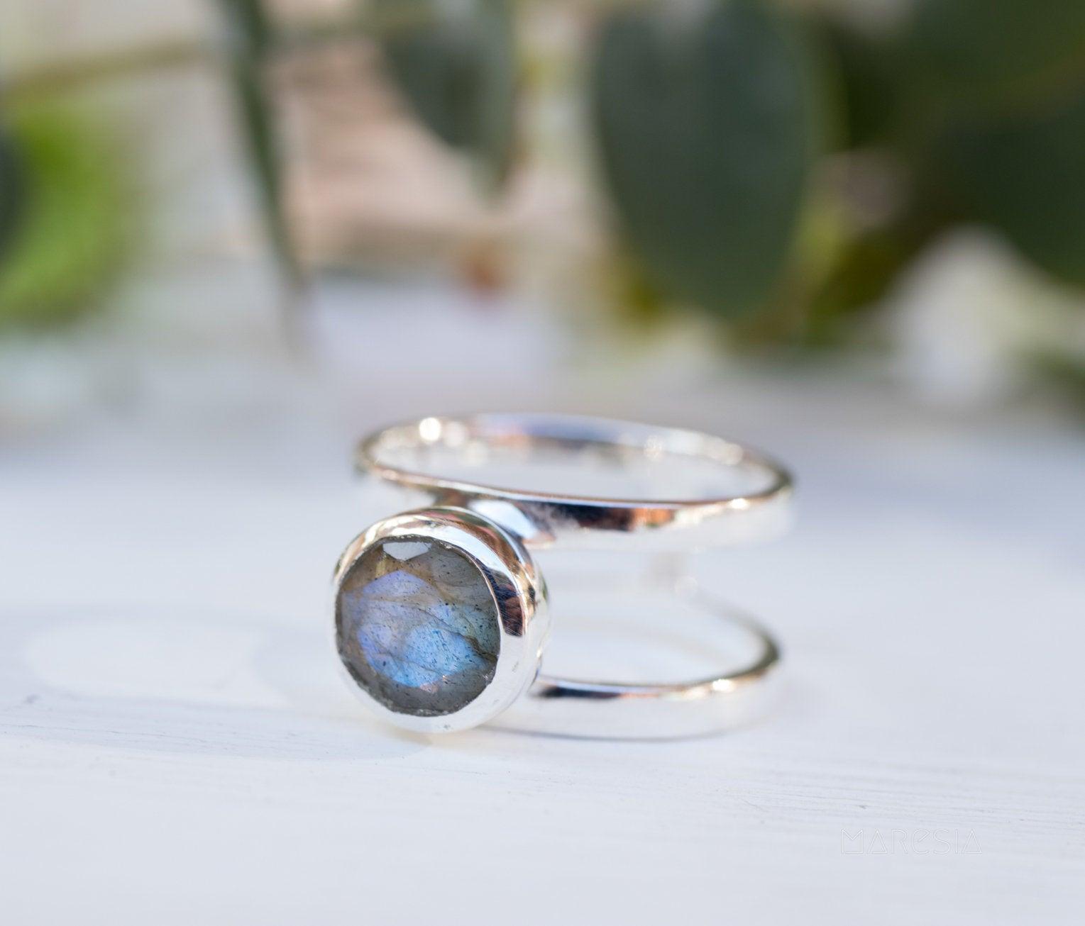 Rainbow Labradorite ~Sterling Silver 925 ~ MR183 - Maresia Jewelry