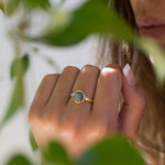 Rainbow Labradorite Ring ~ 18k Gold Plated ~ - Maresia Jewelry