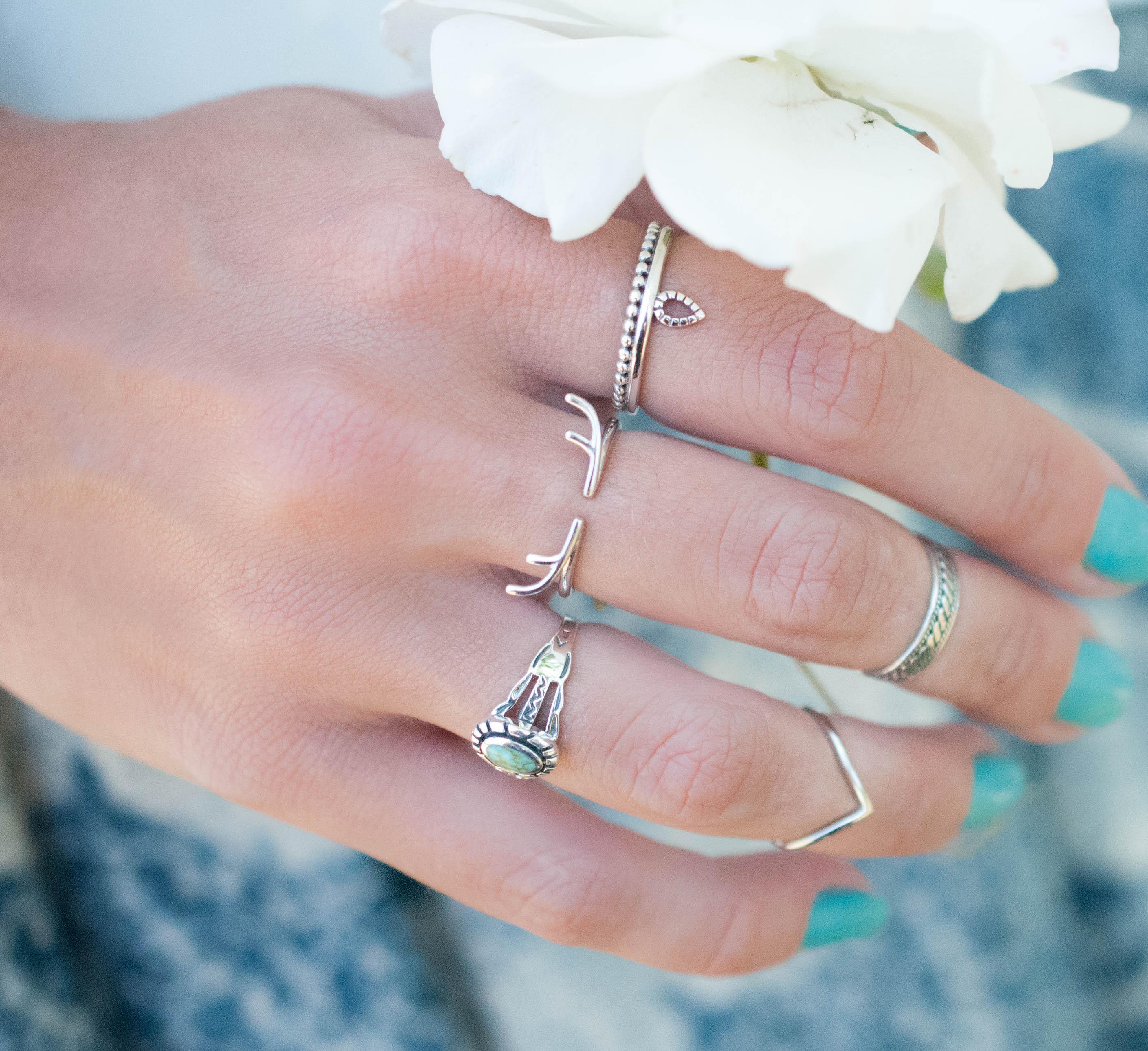 Ring~ Sterling Silver 925~ SMR070 - Maresia Jewelry