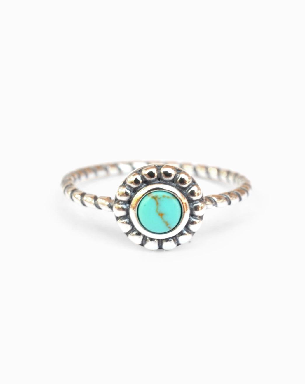 Rio Tavares Turquoise Ring ~ Sterling Silver 925~SMR023 - Maresia Jewelry