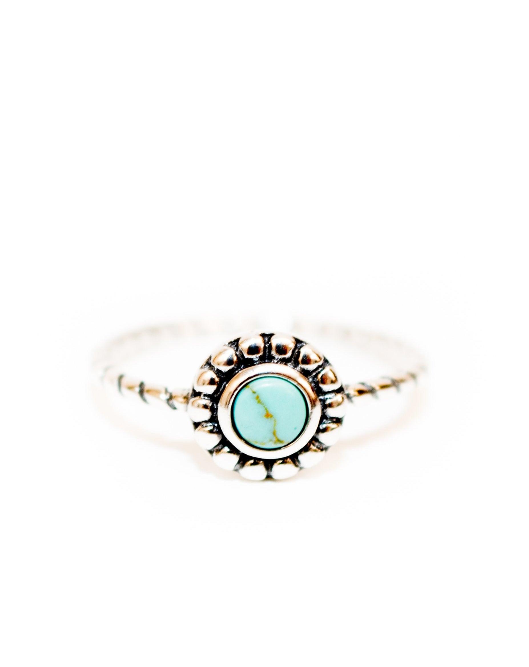 Rio Tavares Turquoise Ring ~ Sterling Silver 925~SMR023 - Maresia Jewelry