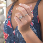 Rio Vermelho Ring ~Sterling Silver 925~ SMR0 - Maresia Jewelry