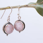 Rose Quartz Earrings ~ Dangle ~ Gemstone ~Sterling Silver 925 ~Handmade ~ Natural ~ Lightweight ~Love Stone ~ Jewelry ~ Boho - Maresia Jewelry