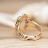 Rose Quartz Oval Ring ~ Gemstone ~ Natural ~ Sterling Silver 925 ~ Jewelry ~ Handmade~ January Birthstone -MR264