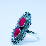 Ruby Ring ~ Sterling Silver 925 ~ MR040 - Maresia Jewelry