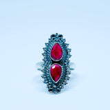 Ruby Ring ~ Sterling Silver 925 ~ MR040 - Maresia Jewelry