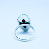 Ruby Ring ~ Sterling Silver 925 ~ MR040 - Maresia Jewelry