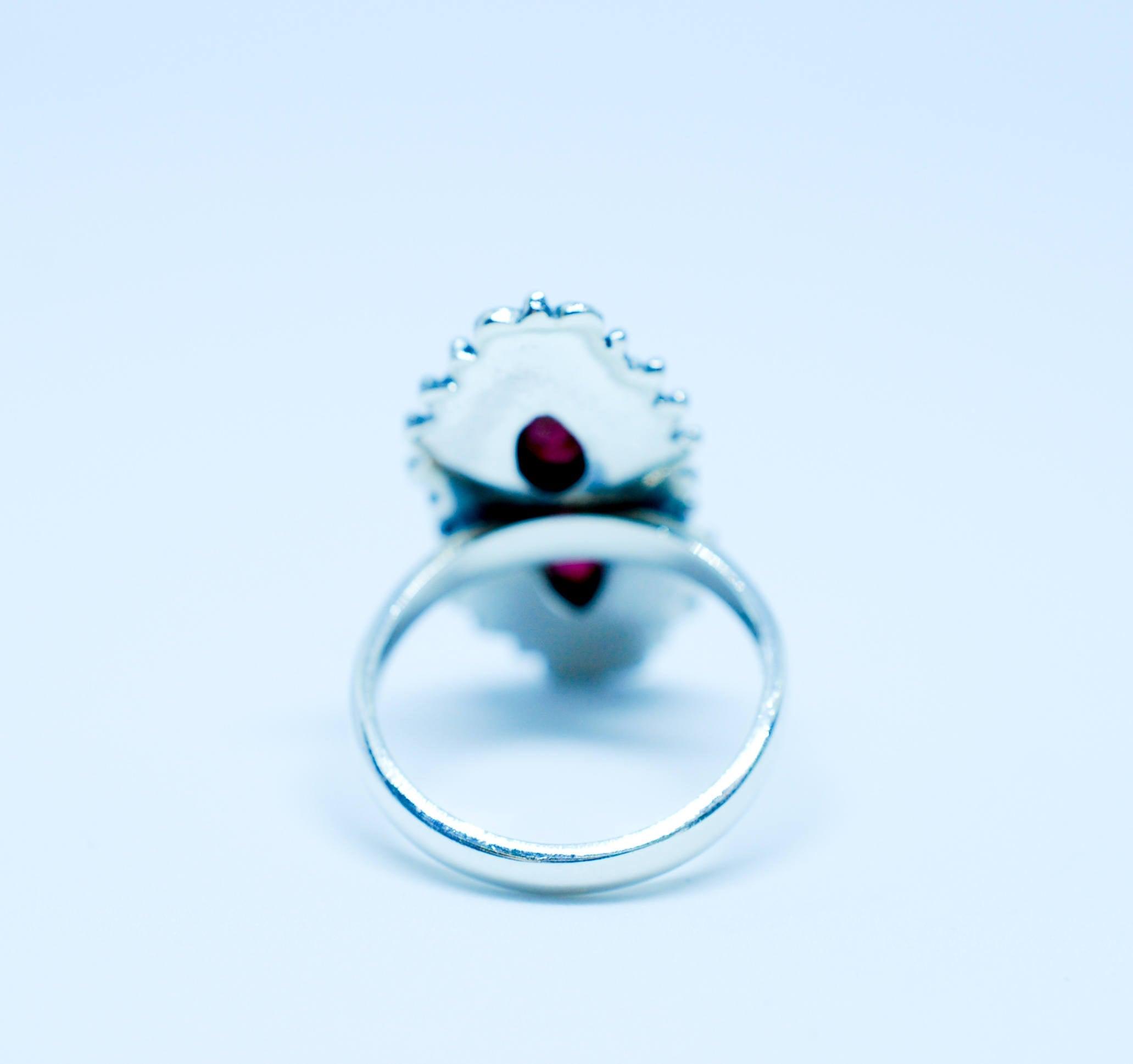 Ruby Ring ~ Sterling Silver 925 ~ MR040 - Maresia Jewelry