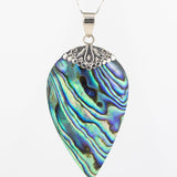 Sarah leaf Pendant ~ Abalone ~ Sterling Silver 925 - Maresia Jewelry