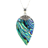 Sarah leaf Pendant ~ Abalone ~ Sterling Silver 925 - Maresia Jewelry