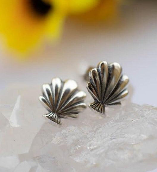 Sea Coach Stud Earrings ~ Sterling Silver 925 ~ SME043 - Maresia Jewelry