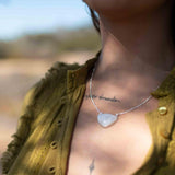 Moonstone half moon Necklace ~ Sterling Silver 925 ~Jewelry ~ Gift For Her ~ Minimalist~ Handmade~ Thin Chain~ Delicate ~Layered ~ MN088