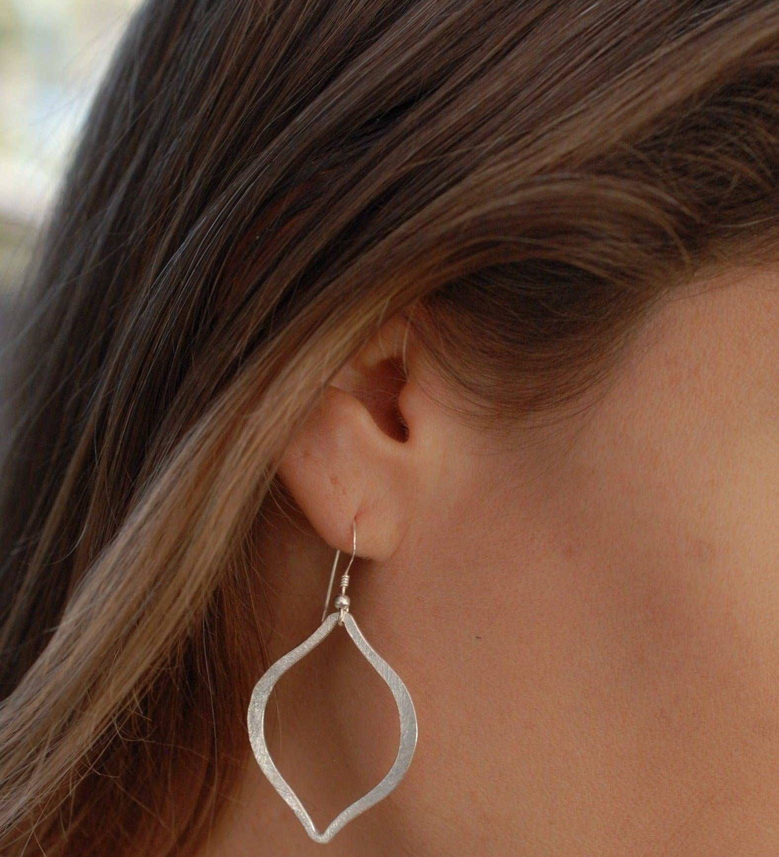 Silver Earring ~ Sterling Silver or Gold Filled  Earwire ~ ME025 - Maresia Jewelry