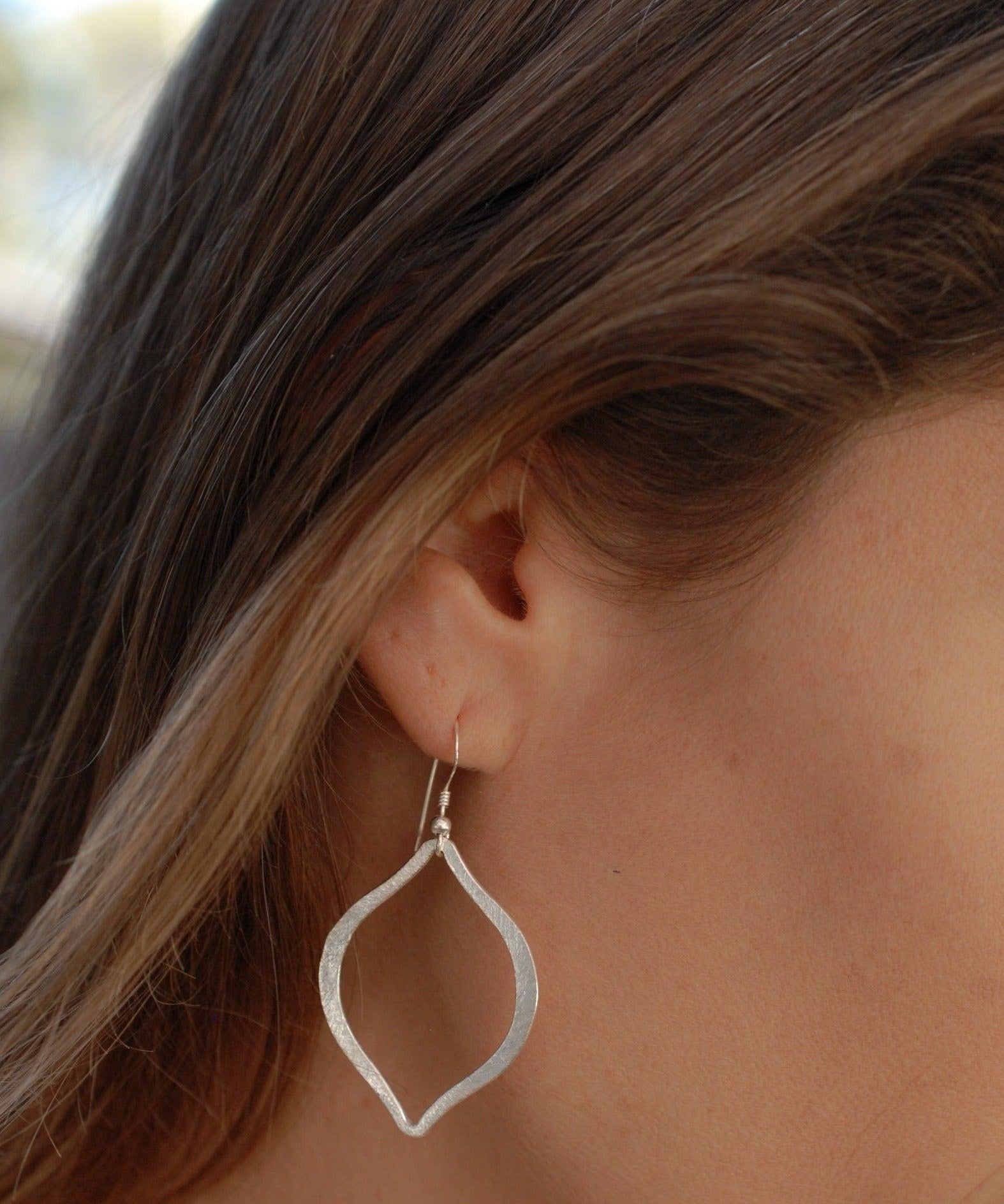 Silver Earring ~ Sterling Silver or Gold Filled  Earwire ~ ME025 - Maresia Jewelry