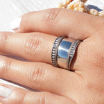 Silver Surfer Large band Ring ~ Sterling Silver 925~SMR003 - Maresia Jewelry